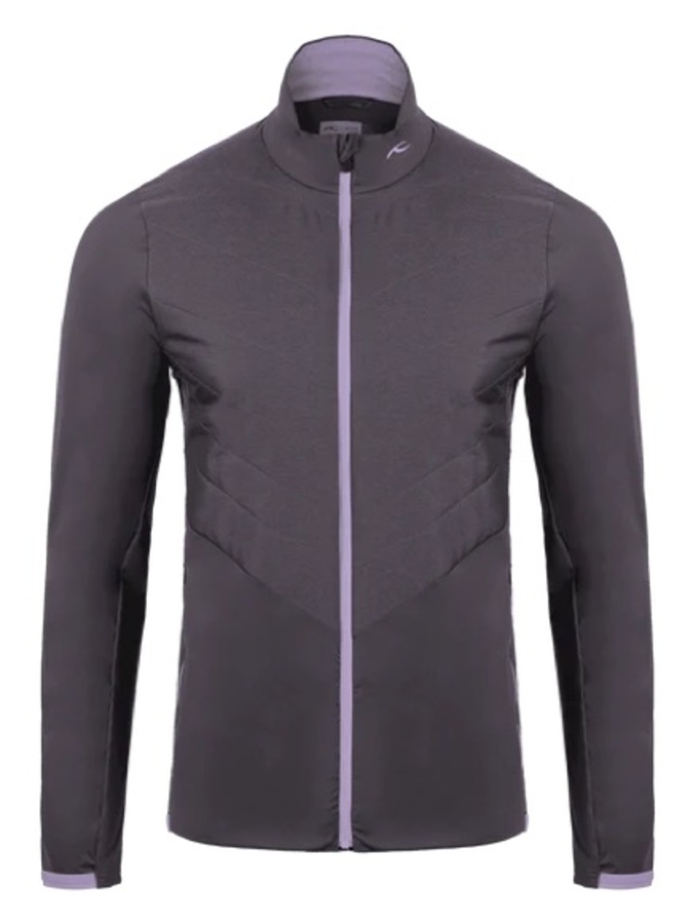KJUS Men Release Hybrid Jacket Gray Full Zip Golf Ski 56 2XL NWT $299 MSRP